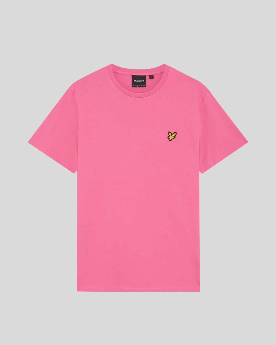 Lyle & Scott Cotton Crew Neck T-Shirt Hot Pink