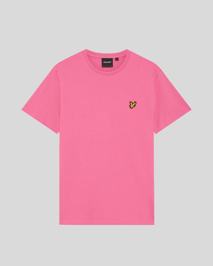 Lyle & Scott Cotton Crew Neck T-Shirt Hot Pink