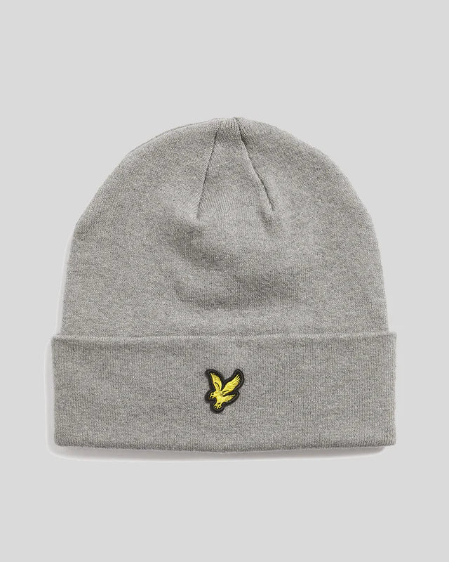Lyle & Scott Beanie Mid Grey Marl