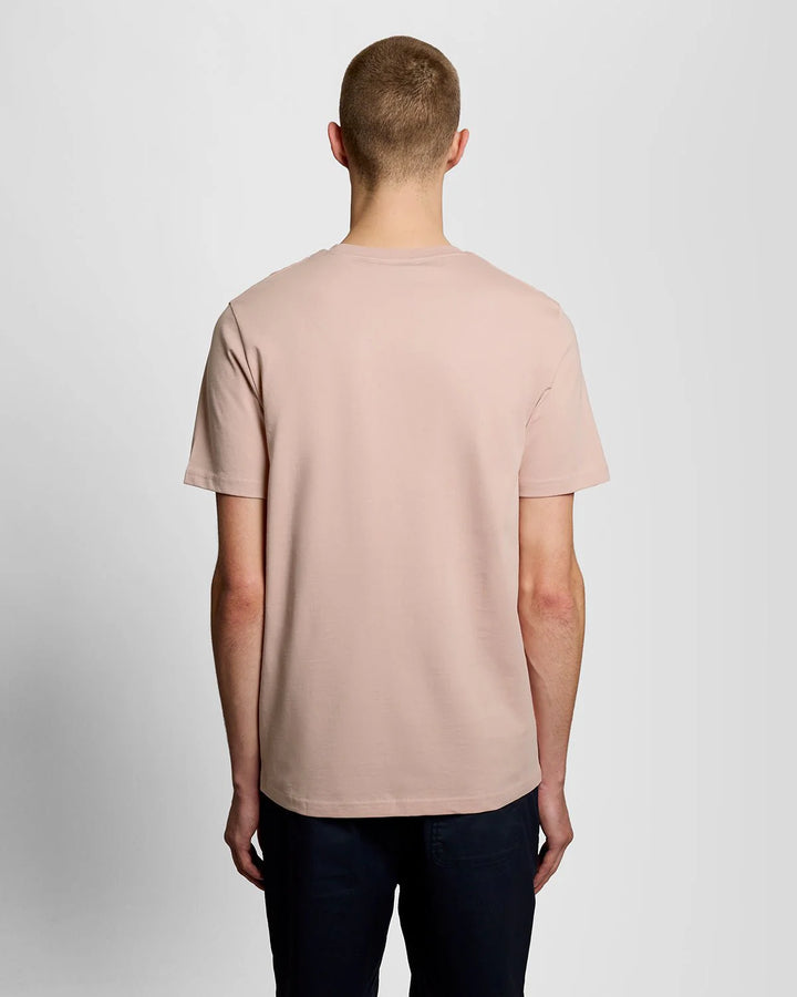 Lyle & Scott Cotton Crew Neck T-Shirt Pink Grapefruit