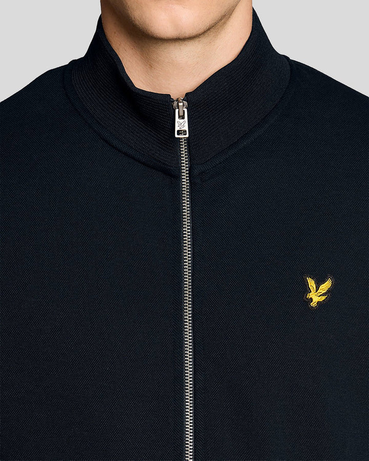 Lyle & Scott Cotton Blend Track Jacket Dark Navy