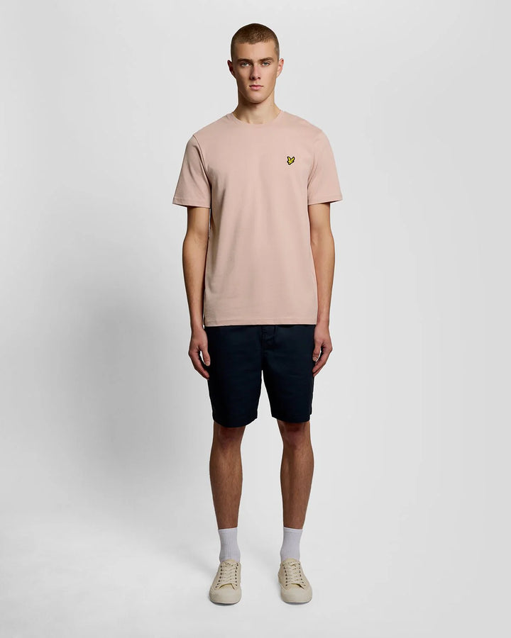 Lyle & Scott Cotton Crew Neck T-Shirt Pink Grapefruit