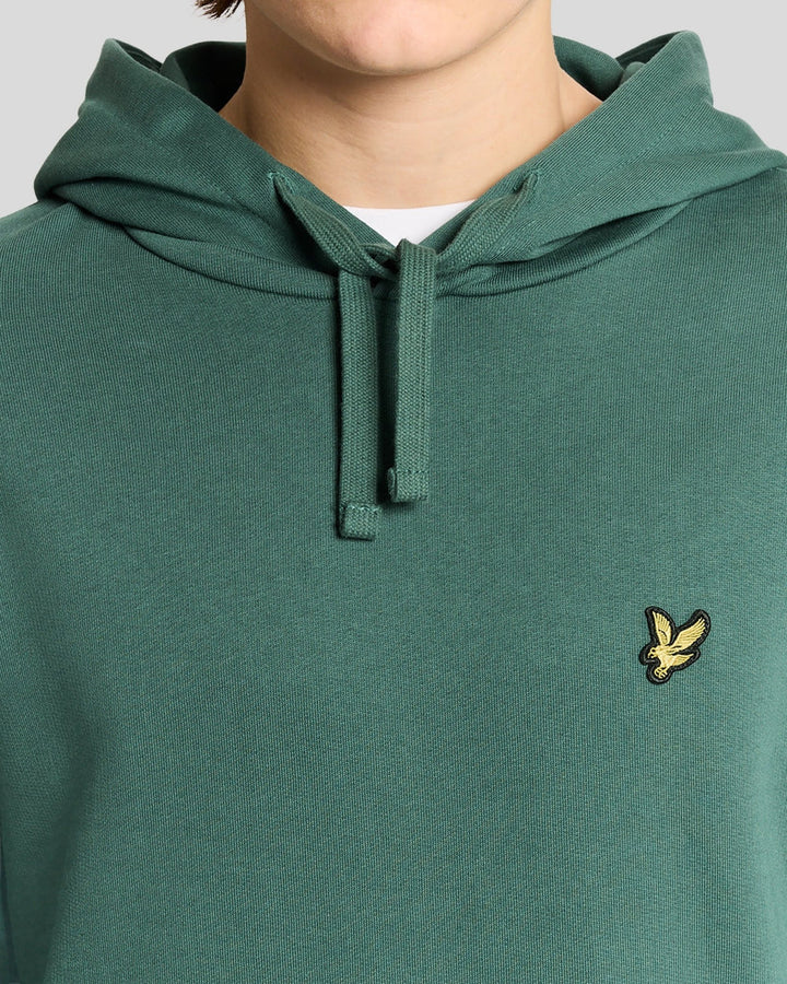 Lyle & Scott Loopback Cotton Hoodie Everglade