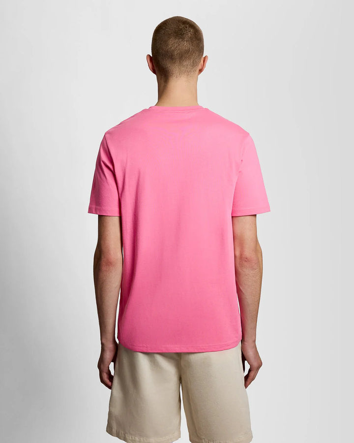 Lyle & Scott Cotton Crew Neck T-Shirt Hot Pink