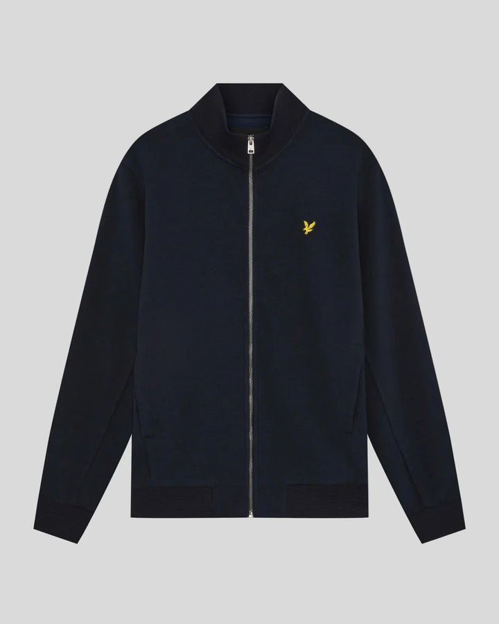 Lyle & Scott Cotton Blend Track Jacket Dark Navy