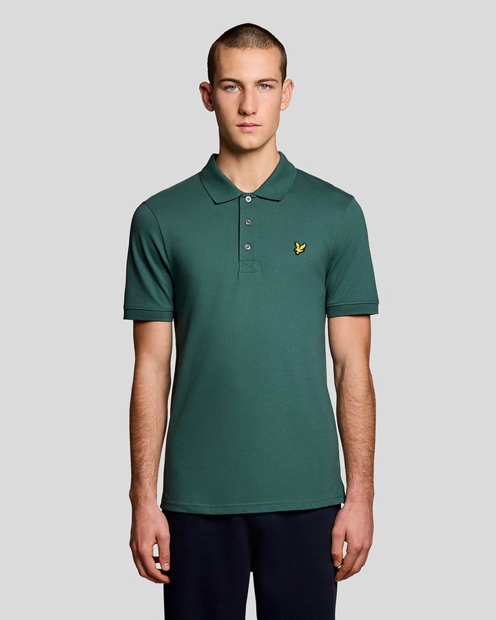 Lyle & Scott Cotton Polo Shirt Everglade