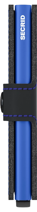 Secrid Miniwallet Matte Black & Blue