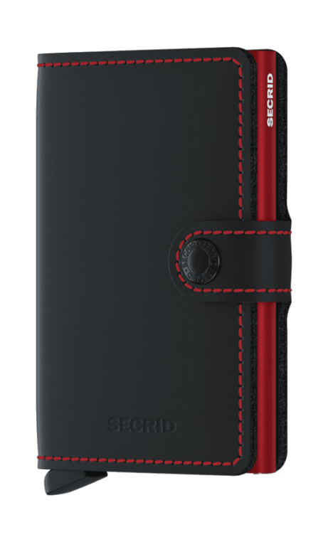 Secrid Miniwallet Matte Black & Red
