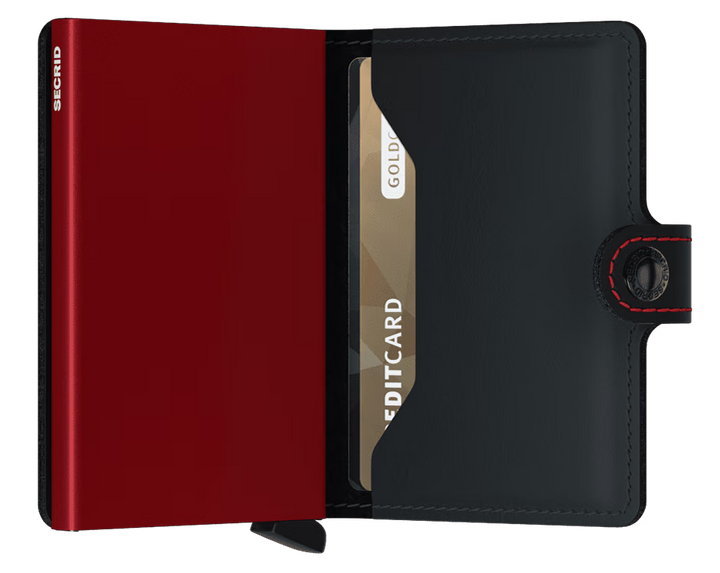 Secrid Miniwallet Matte Balck & Red