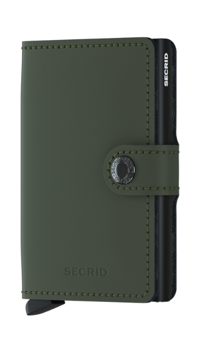 Secrid Miniwallet Matte Green & Black