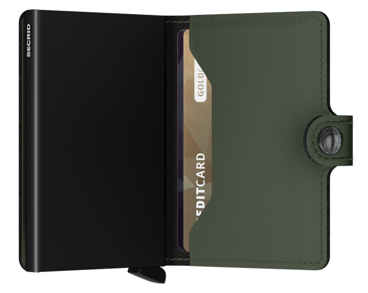 Secrid Miniwallet Matte Green & Black