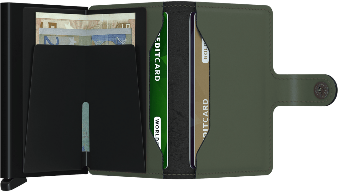 Secrid Miniwallet Matte Green & Black
