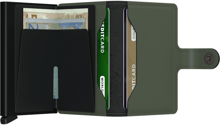 Secrid Miniwallet Matte Green & Black