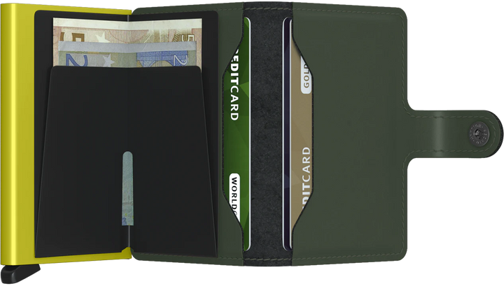 Secrid Miniwallet Matte Green &amp; Lime