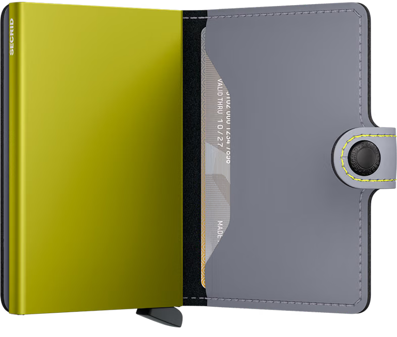 Secrid Miniwallet Matte Green & Lime