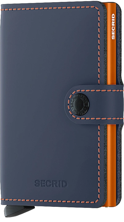 Secrid Miniwallet Matte Nightblue & Orange