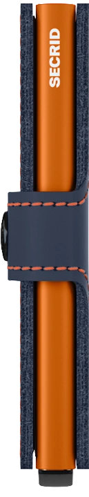 Secrid Miniwallet Matte Nightblue & Orange