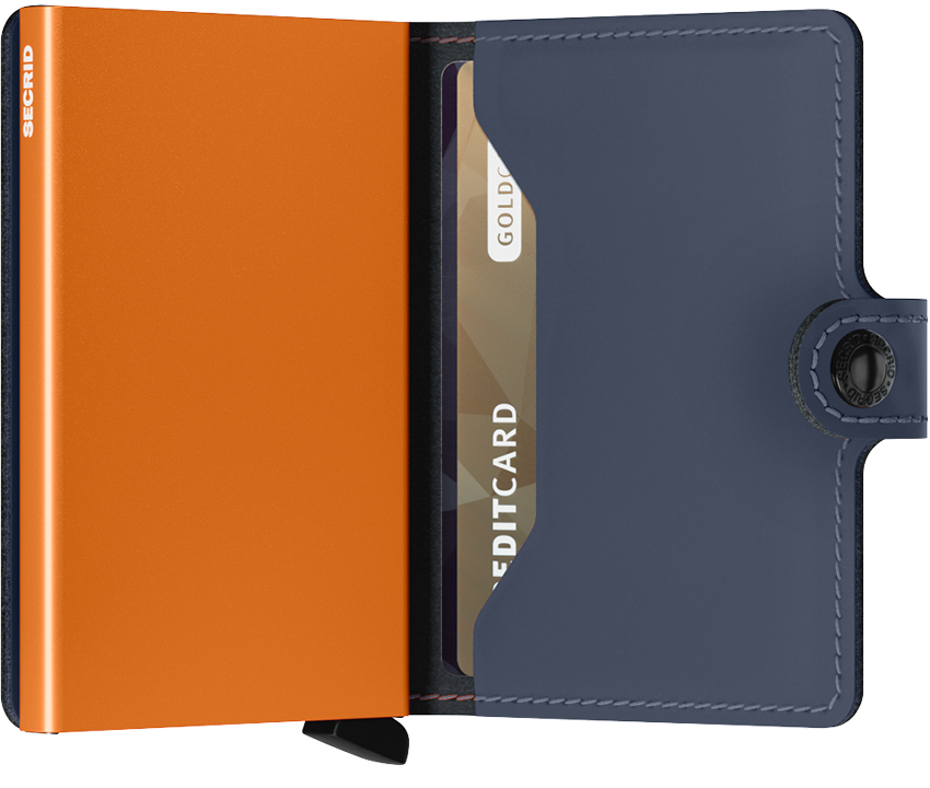 Secrid Miniwallet Nightblue & Orange
