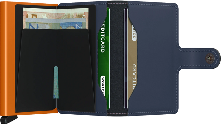 Secrid Miniwallet Matte Nightblue & Orange