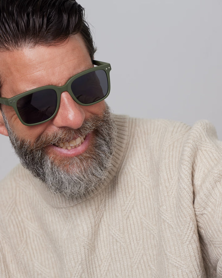 Izipizi Paris Sunglasses #L Kaki Green