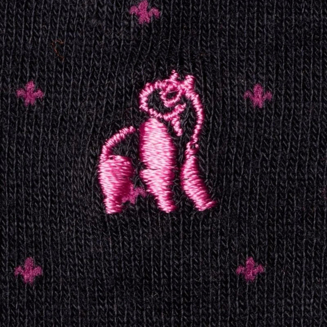 Swole Panda Bamboo Socks Spotted Pink 2 Pack