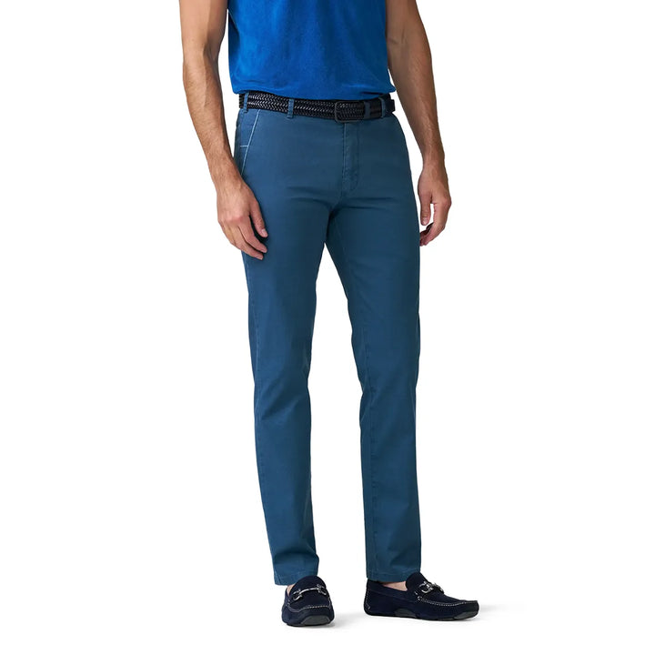 Meyer Oslo Premium Stretch Chino Blue