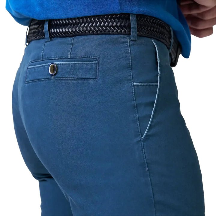 Meyer Oslo Premium Stretch Chino Blue