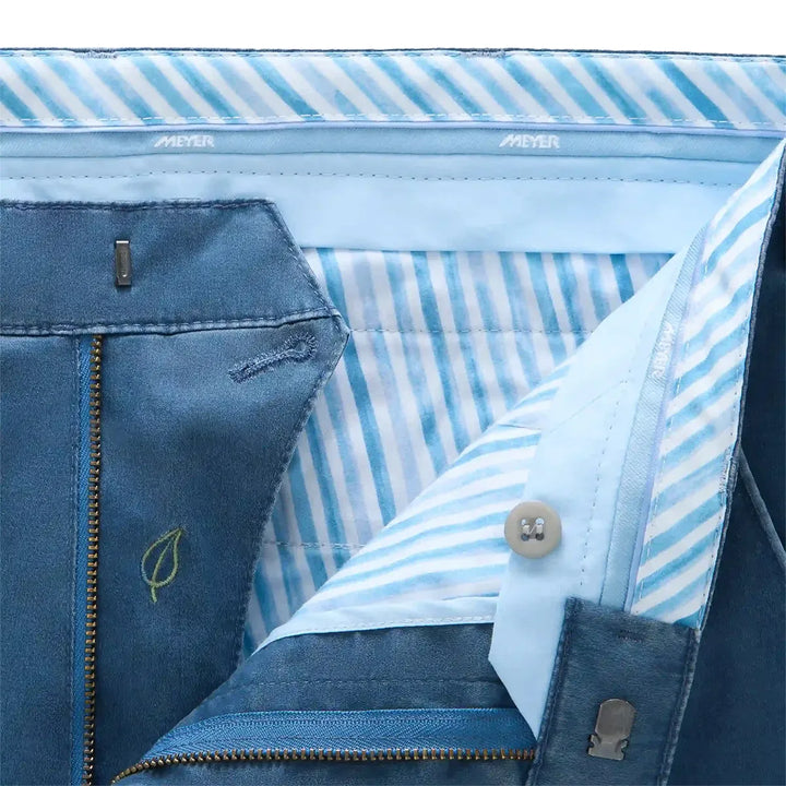 Meyer Oslo Premium Stretch Chino Blue