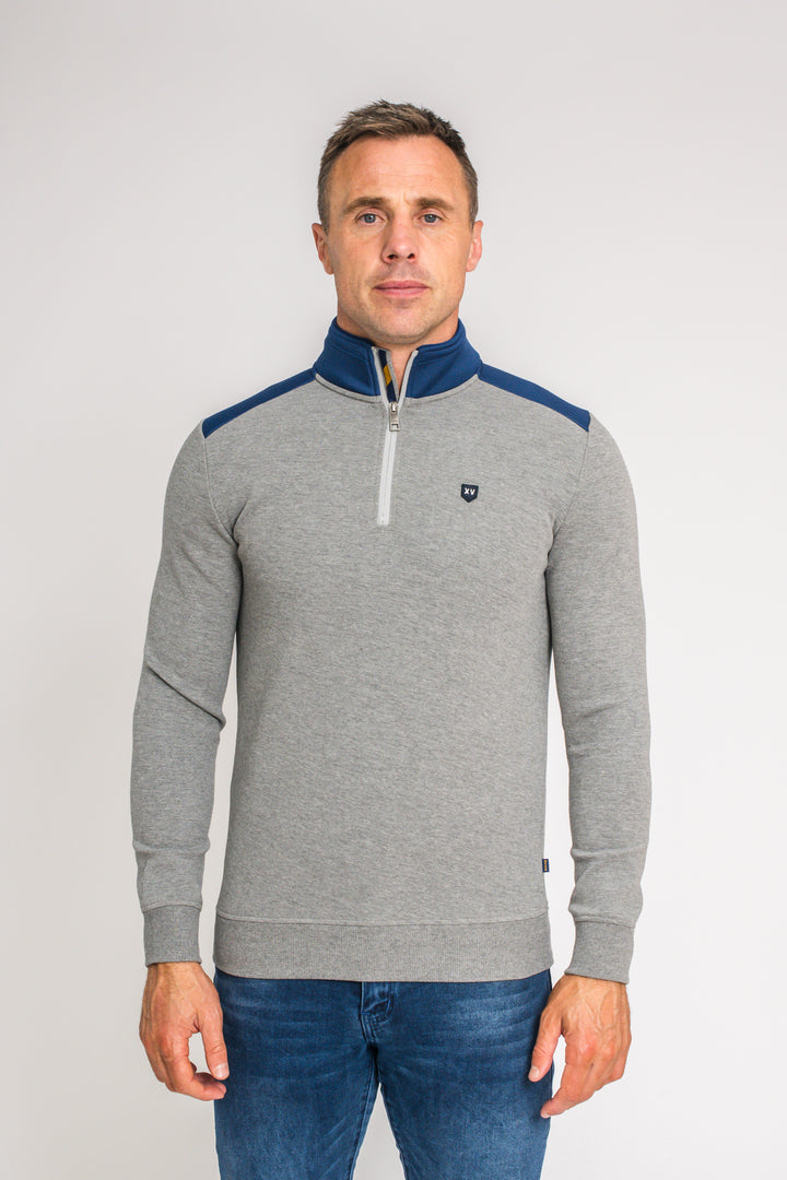 XV Kings by Tommy Bowe Togrutas 1/4Zip Steel