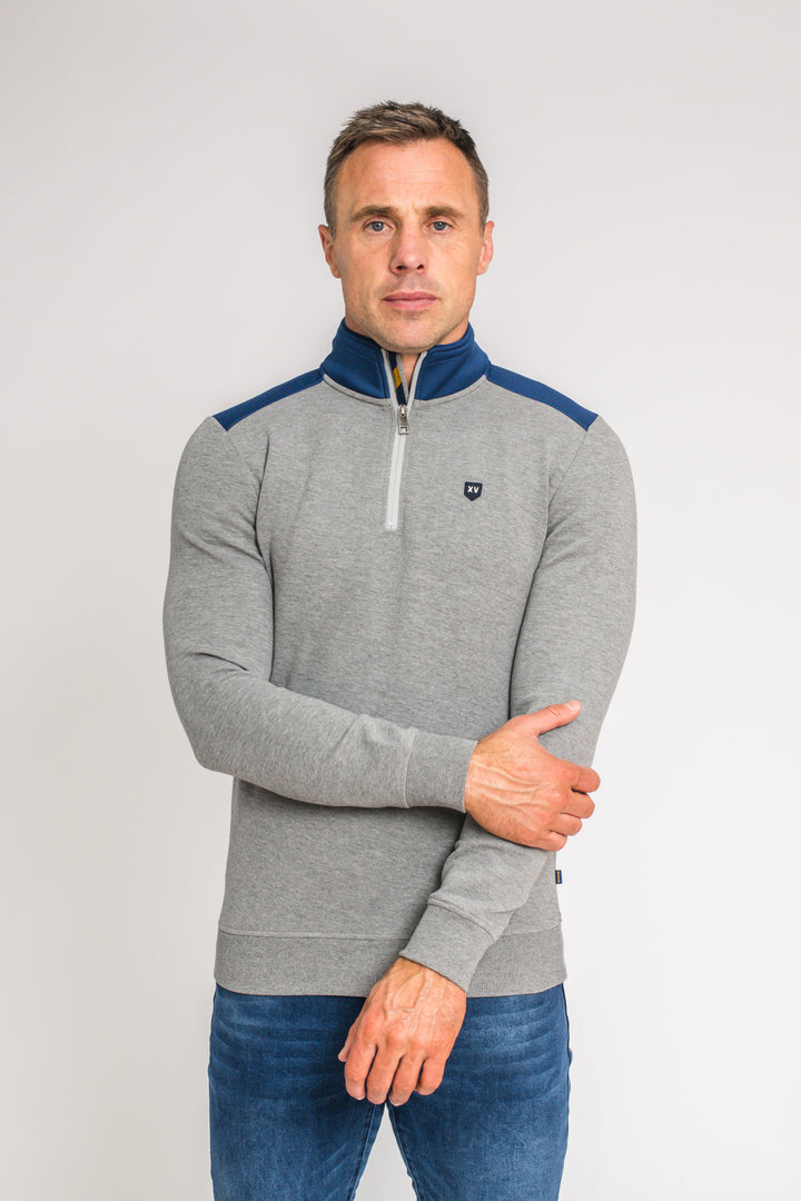 XV Kings by Tommy Bowe Togrutas 1/4Zip Steel