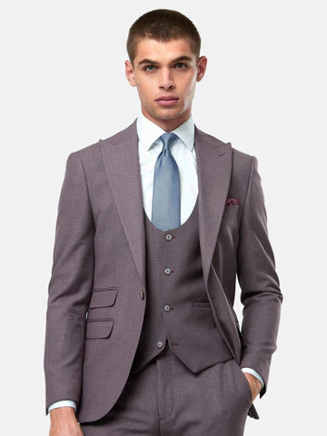 Benetti Travis Joey Wine 3 Piece Suit