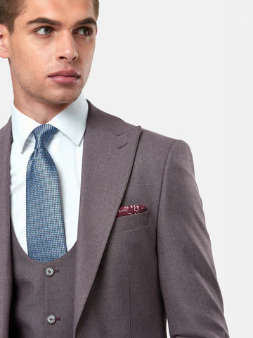 Benetti Travis Joey Wine 3 Piece Suit