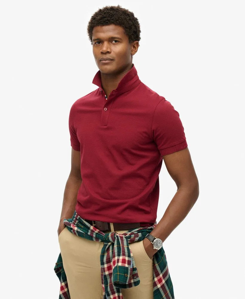 Superdry City Pique Polo Stanton Red