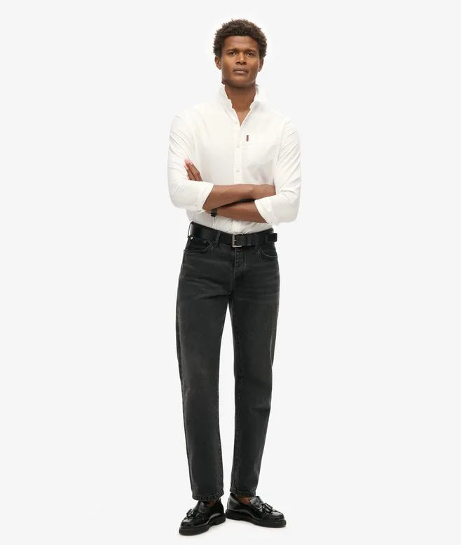 Superdry Organic Cotton Oxford Shirt White