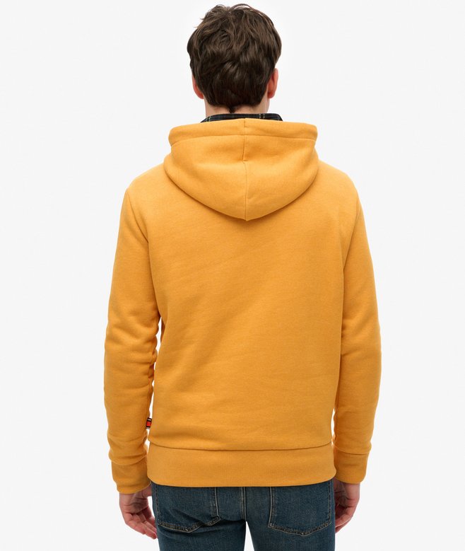 Superdry Standard Script Hoodie Thrift Gold Marl