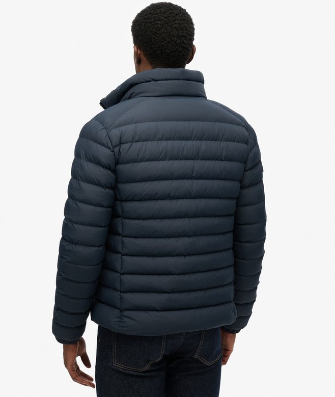 Superdry Fuji Printed Padded Jacket Eclipse Navy