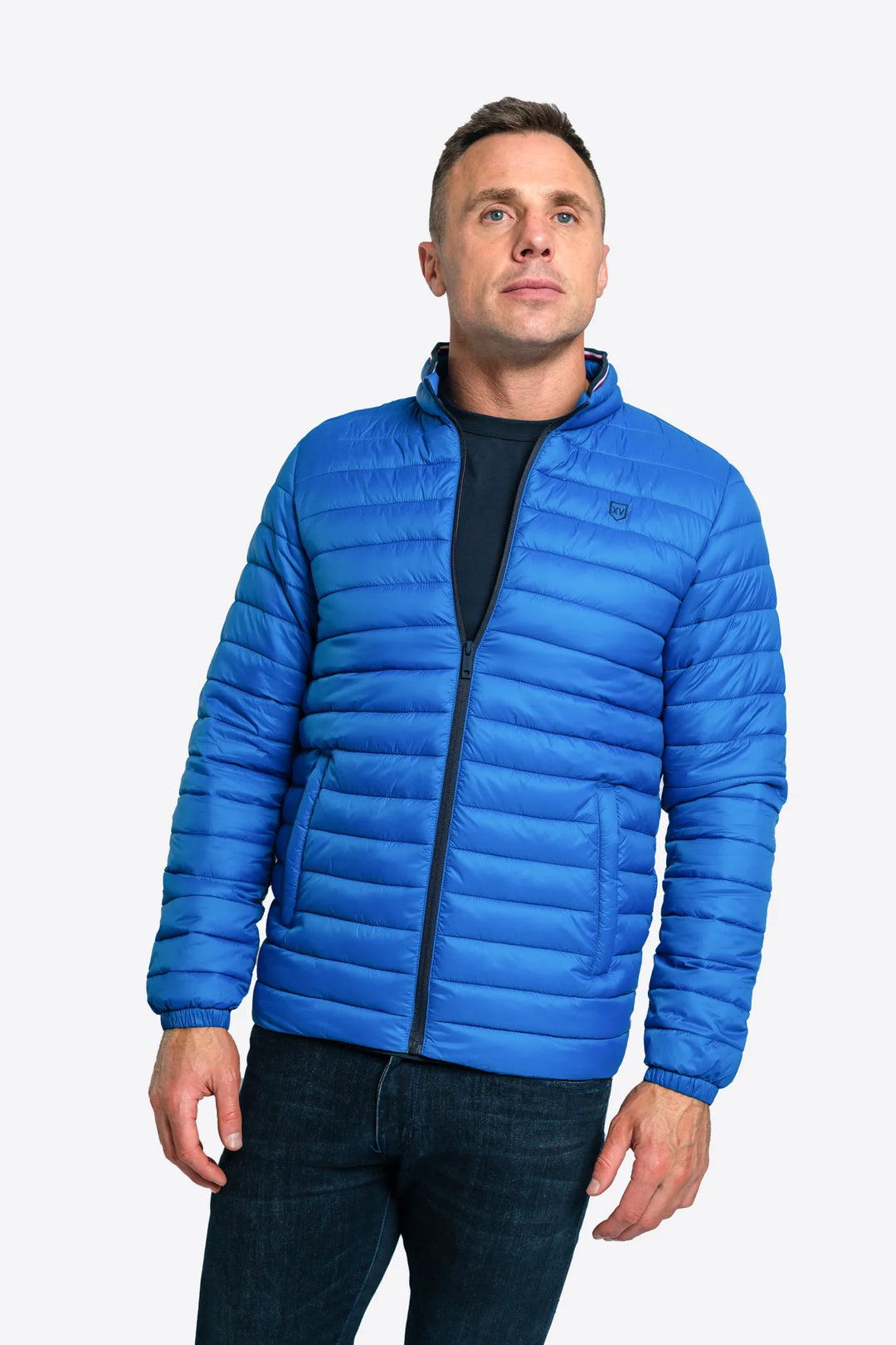 XV Kings by Tommy Bowe Wentworth Jacket Sonic Azzure