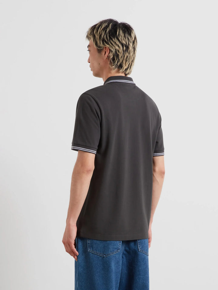 Farah Bowes Polo Shirt Washed Black