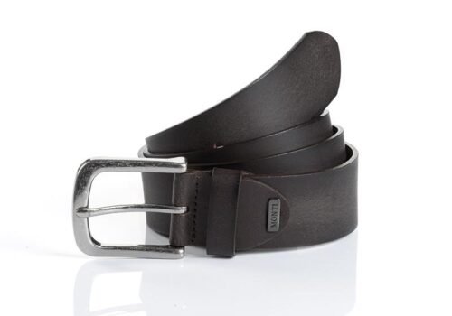Monti Nashville Leather Belt Brown
