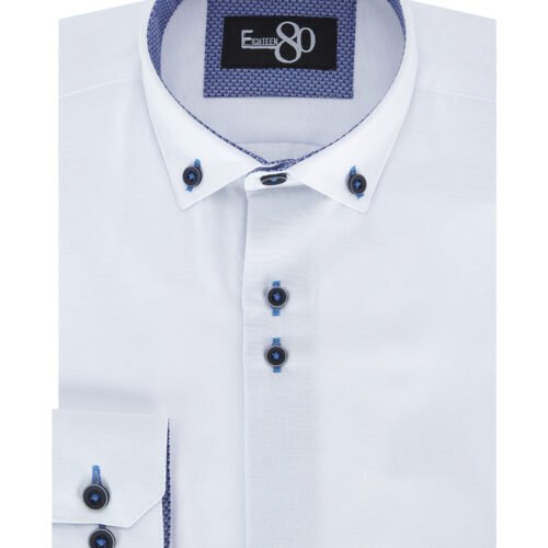 1880 Club Boys Henley/C Ben Shirt White