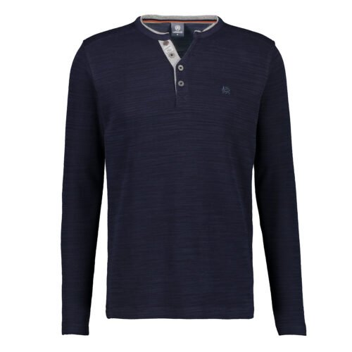 Lerros Cotton Long Sleeve Top Navy