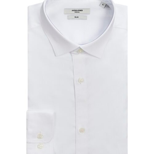 Jack & Jones Slim Long Sleeve Shirt White