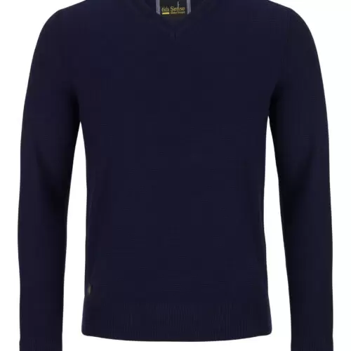 6th Sense Embassy V Neck Maritime Blue
