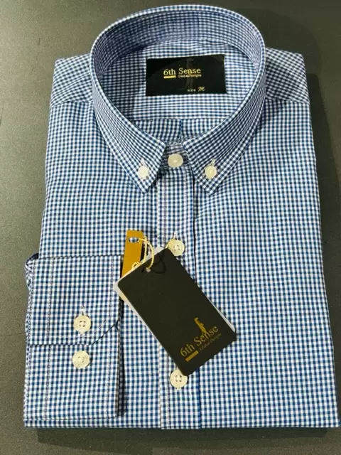 6th Sense Long Sleeve Shirt Check Print 14A