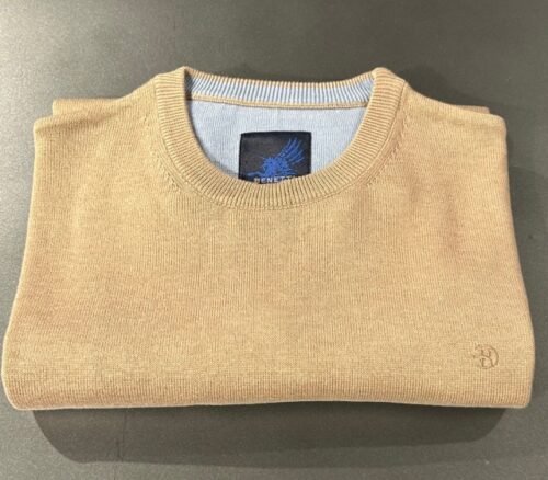 Benetti Crew Neck Sweater Brown