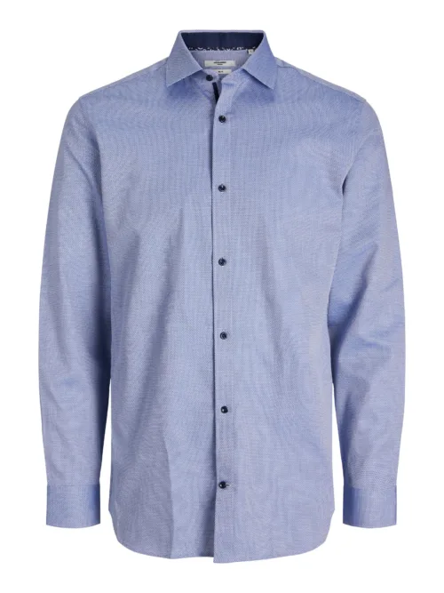 Jack & Jones Parker Detail Shirt Cashmere Blue