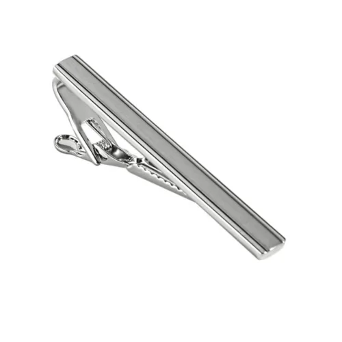 Profuomo Tieclip Matt - Shiny - Black Line