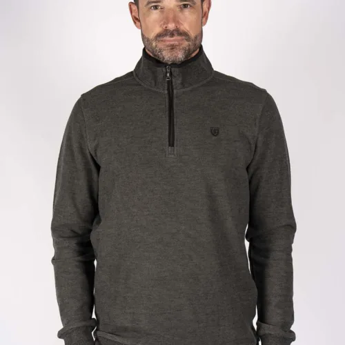 Pre End Junker 1/2 Zip Sweatshirt Green