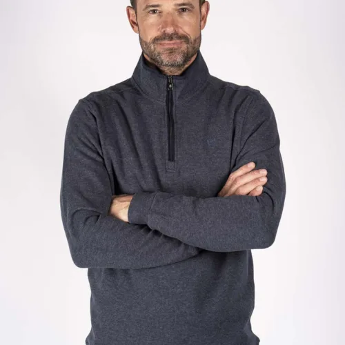 Pre End Junker 1/2 Zip Sweatshirt Navy
