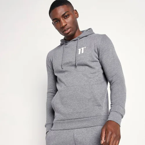 11 Degrees Core Pullover Hoodie Charcoal Marl